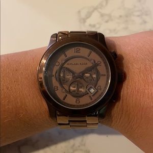 Michael Kors bronze watch